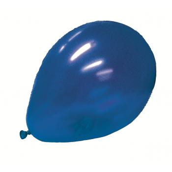 Balloner 27cm dia. Mørk Blå Metallic (24 stk)