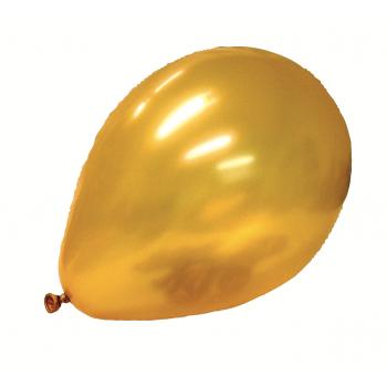 Balloner 27cm dia. Guld Metallic (100 stk)