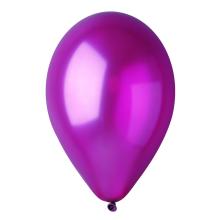 Balloner 27cm dia. Lilla Metallic (100 stk)